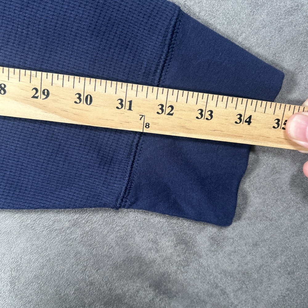 Polo Ralph Lauren Thermal Shirt Mens 2X Blue Waffle Knit Long Sleeve Sleepwear - Picture 9 of 12